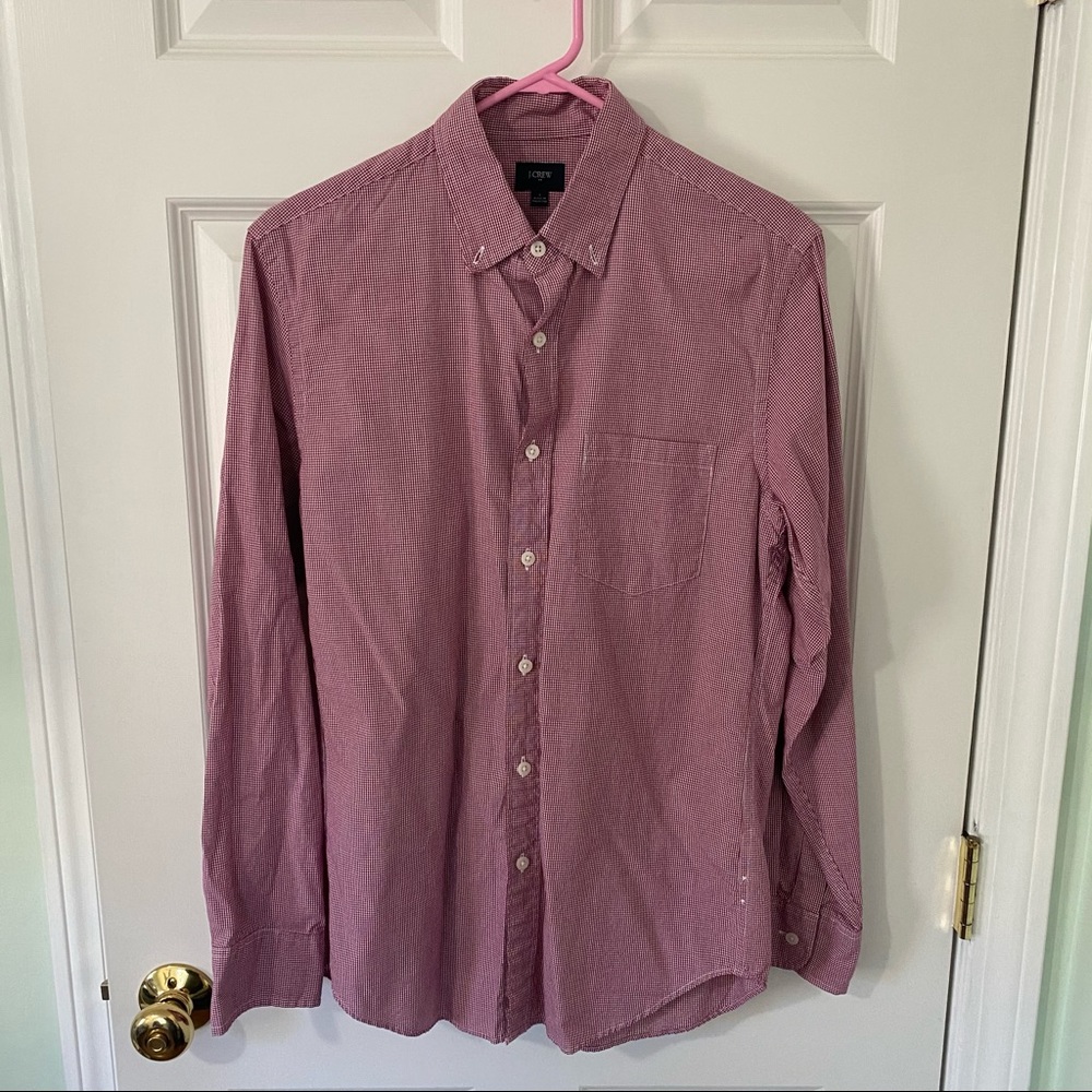 Men’s J Crew Dress Shirt - Red